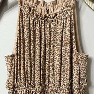 Animal Print Nanette Lepore Maxi Dress